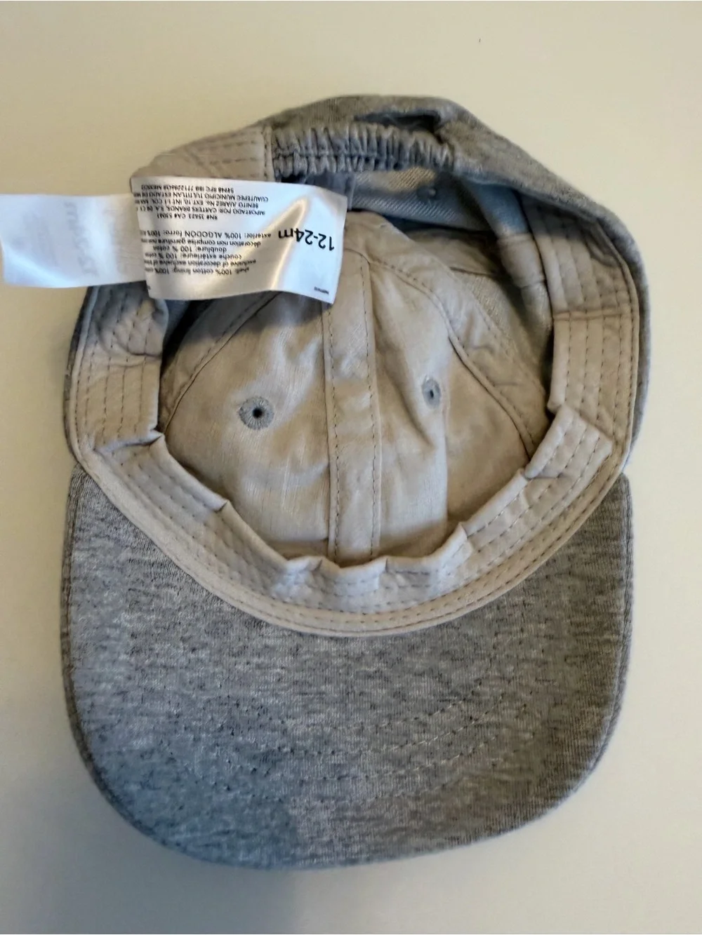 Carter's Grey 'COOL' Embroidered Kids Cap